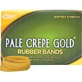Alliance, Pale Crepe Gold® Rubber Bands, #32 (3 x 1/8), 1 lb. Box