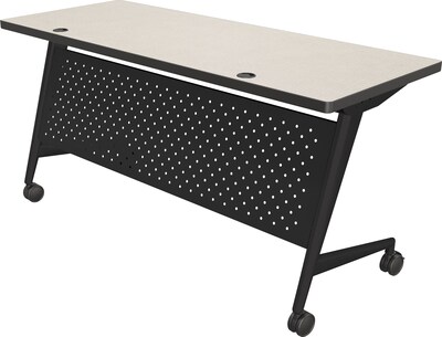 Balt Trend 72x24 Flipper Table, Black Frame, Gray Mesh