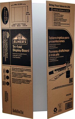 Elmers Corrugate Display Board, 1-Ply, 36 x 48, 25/Ct