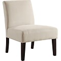 Office Star Ave Six® Fabric Laguna Chair, Oyster Velvet