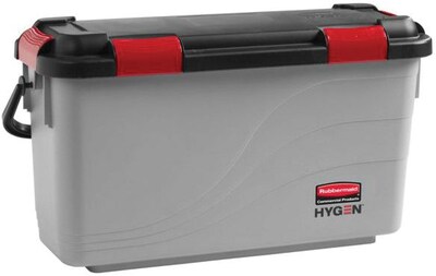 Rubbermaid® Hygen Microfiber Pulse Mop Charging Bucket, 13.5 x 10.5, Gray (1863892)
