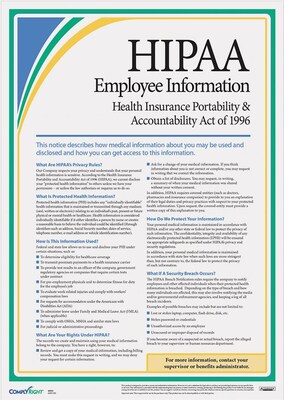 ComplyRight HIPAA Employee Information Poster (AR0953)