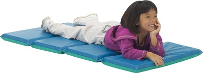 Peerless Plastics Daydreamer Vinyl 1 Rest Mat, 48 x 24, Blue/Teal (PZ-HSM148)