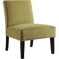 Office Star Ave Six® Fabric Laguna Chair, Basil Velvet