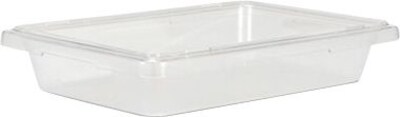 Rubbermaid® Food Storage Container, 2 Gallon, 3-1/2 High, Clear