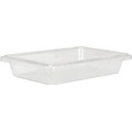 Rubbermaid® Food Storage Container, 2 Gallon, 3-1/2 High, Clear