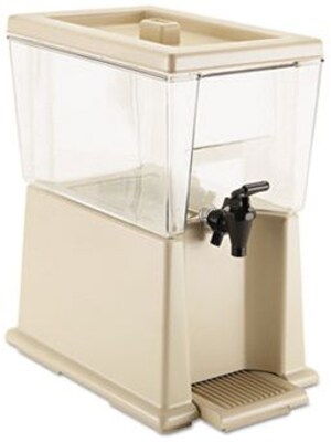 Rubbermaid® Beverage Dispenser, 3 Gal., Clear, Polycarbonate