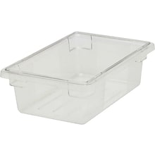 Rubbermaid Food Storage Container, 12-1/2 Gallon, 9 High, Clear