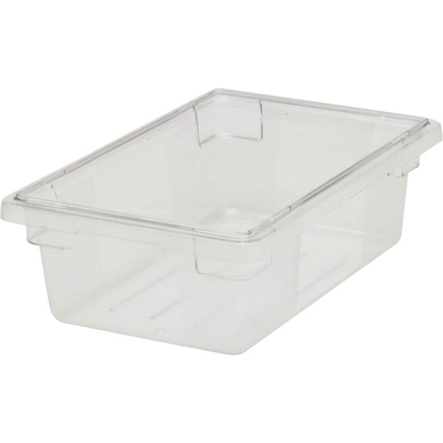 Rubbermaid Food Storage Container, 12-1/2 Gallon, 9 High, Clear
