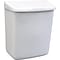 Hospeco Feminine Hygiene Products Waste Receptacle, White( 250-201W)