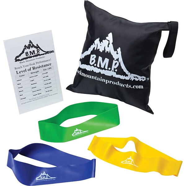 Single Yellow Resistance Band - 2-4Lbs - Black Mountain Products