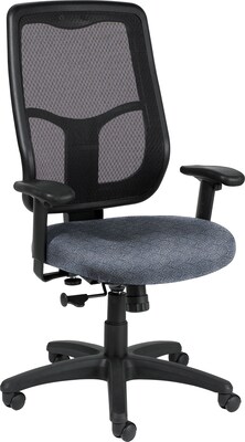 Raynor Eurotech Apollo Fabric Mid-back Multi-Function Task Chair, Ring Sapphire