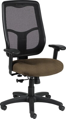 Raynor Eurotech Apollo Fabric Mid-back Multi-Function Task Chair, Cirque Mocha (MTHB94CIRQMOCH)