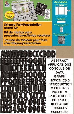 Pacon Science Fair Presentation Board, 48 x 36, White