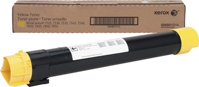 Xerox 006R01514 Yellow Standard Yield Toner Cartridge, Prints Up to 15,000 Pages (XER006R01514)