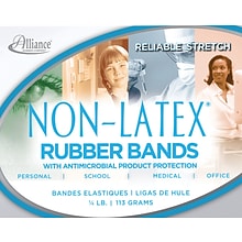 Alliance Non-Latex Rubber Bands, #33, 1/4 lb. 180/Box (ALL42339)