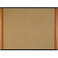 3M™ Widescreen Cork Board, Light Cherry Frame, 36 x 24