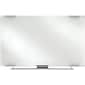 Iceberg Clarity Glass Dry-Erase Board, Aluminum Brackets, Frameless, 48"W x 36"H (ICE31140)