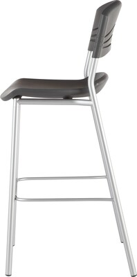 Iceberg® CafeWorks Bistro Stool, Graphite