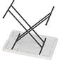 Iceberg IndestrucTables Too™ 1200 Series Personal Folding Table, Platinum/Gray