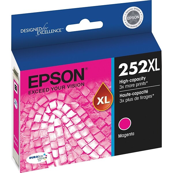 Epson T252XL Magenta High Yield Ink Cartridge