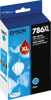 Epson T786XL Cyan High Yield Ink Cartridge