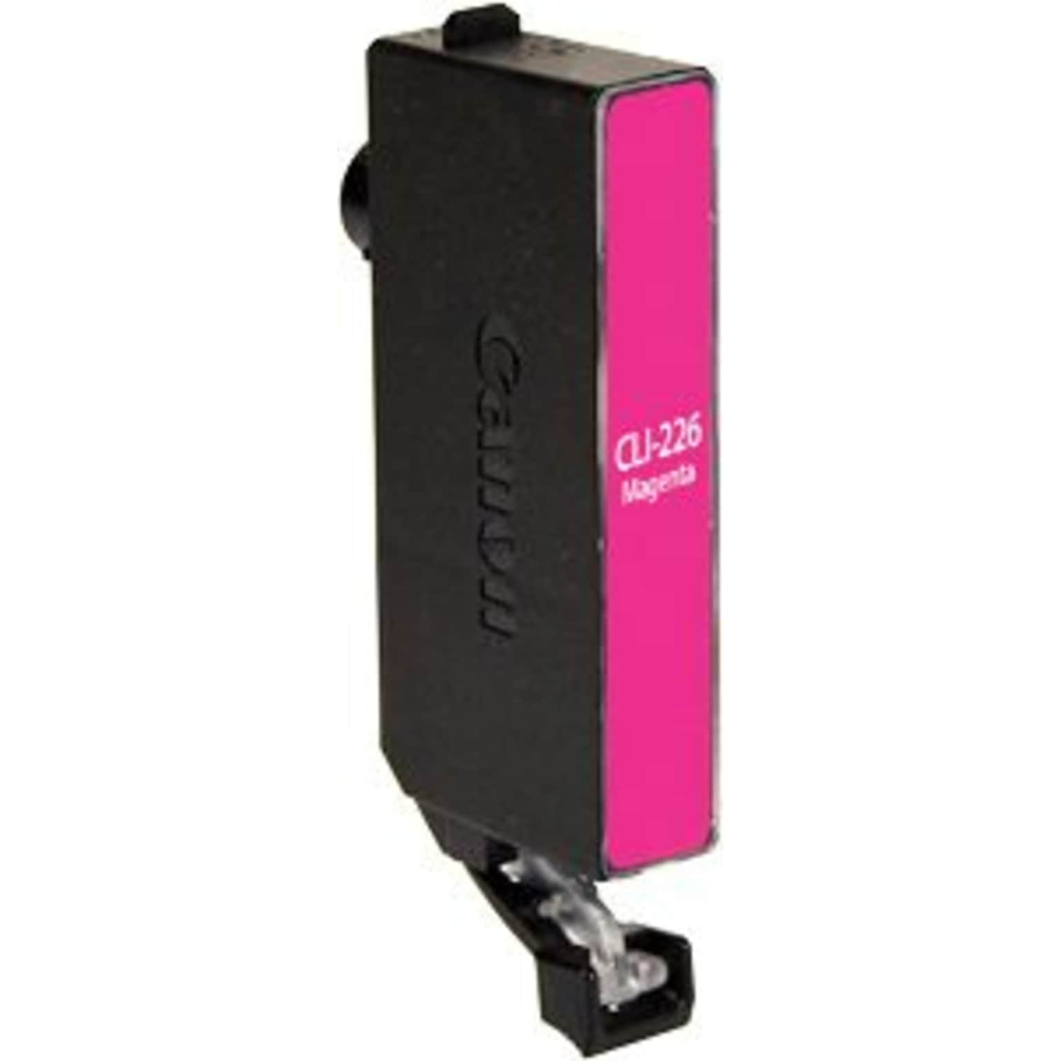 Quill Brand Remanufactured Magenta Standard Yield Ink Cartridge Replacement for Canon CLI-226M, Canon 4548B001 (CLI-226)