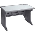 Iceberg® Aspira Modular Furniture Collection in Charcoal; Workstation Table, 48