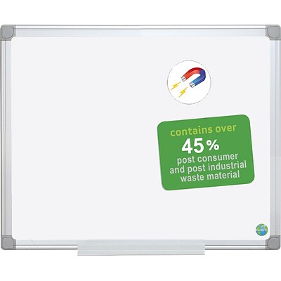 MasterVision® Earth Magnetic Dry Erase 2x 3 Aluminum Frame