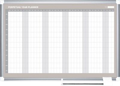 MasterVision Perpetual Year Planners, 48x36