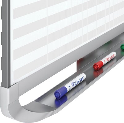 Quartet® Prestige® 2 Magnetic Total Erase® Project Planner, 3' x 2' with Chart
