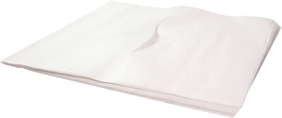 Avalon Headrest Sheets, 12"x24", Slit, White Smooth, 1000/Case