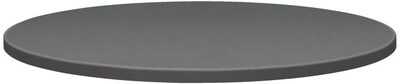 HON Hospitality Laminate Table Top, Round, 2MM Edge, 42 Diameter, Steel Mesh Finish (HON1322A9S)