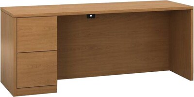 HON® 10500 Series Left Credenza, Harvest, 29 1/2"H x 72"W x 24"D