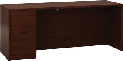 HON® 10500 Series Left Credenza, Mahogany, 29 1/2H x 72W x 24D