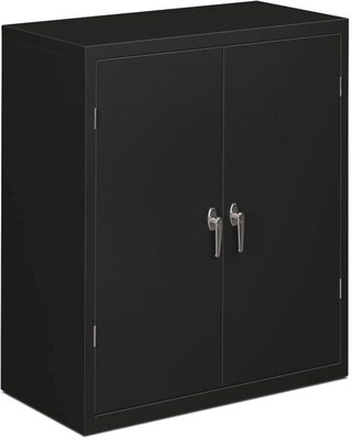 HON® Brigade® Steel Storage Cabinet, Assembled, 42Hx36Wx18D, Black