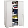 HON Brigade 5-Shelf Storage Cabinet, Light Gray, 72H x 36W x 18 1/8D NEXT2017