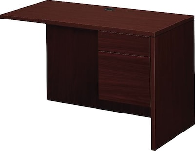 HON 10500 Series Right Return, 42W, Mahogany, 29 1/2H x 42W x 24D