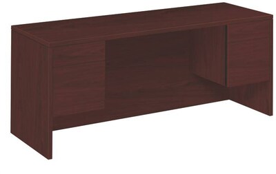 HON® 10500 Series Credenza with Kneespace, 2 Box/2 File Drawers, 72"W, Mahogany Finish NEXTExpress NEXT2019