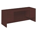 HON® 10500 Series Credenza with Kneespace, 2 Box/2 File Drawers, 72W, Mahogany Finish NEXTExpress N