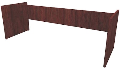 HON® Preside Panel Base Kit for 120 Top, Mahogany, 28 1/4H x 74 1/4W x 28D