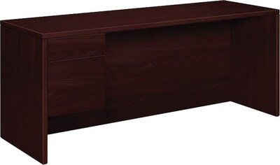 HON 10500 Series72"W Left Credenza, Mahogany (H10546LNN)