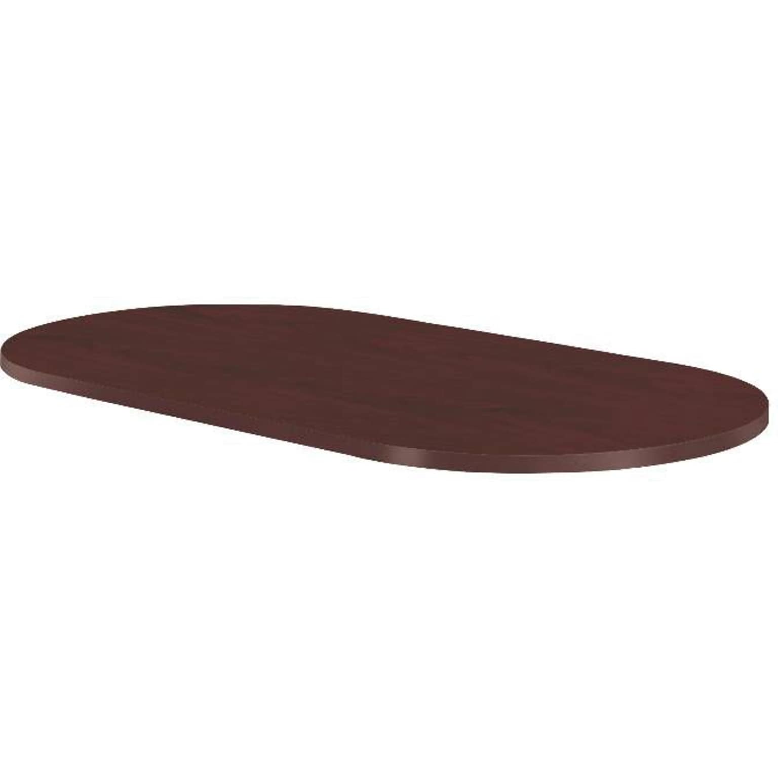 HON® Preside Laminate Rectangle Conference Tabletop 96W, Mahogany, 1 1/8H x 96W x 48D