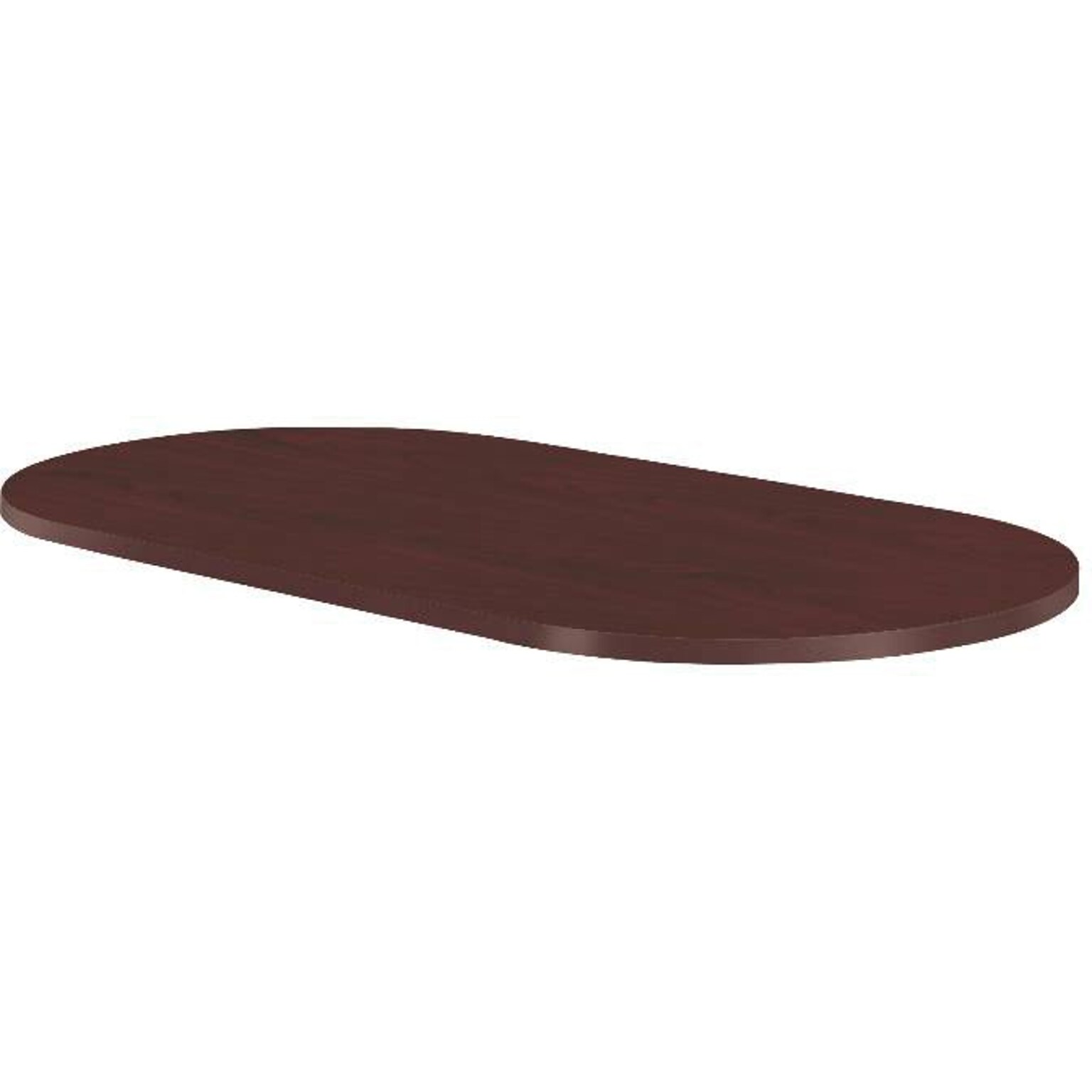 HON® Preside Laminate Rectangle Conference Tabletop 120W, Mahogany, 1 1/8H x 120W x 48D