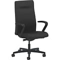 HON Ignition Executive/Office Chair, Fabric, Black, Seat: 20W x 17 1/4D, Back: 19 1/2W x 27 3/4H