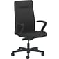 HON Ignition Executive/Office Chair, Fabric, Black, Seat: 20"W x 17 1/4"D, Back: 19 1/2"W x 27 3/4"H