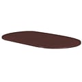 HON® Preside Laminate Oval Conference Tabletop, 60W, Mahogany, 1 1/8H x 60W x 30D