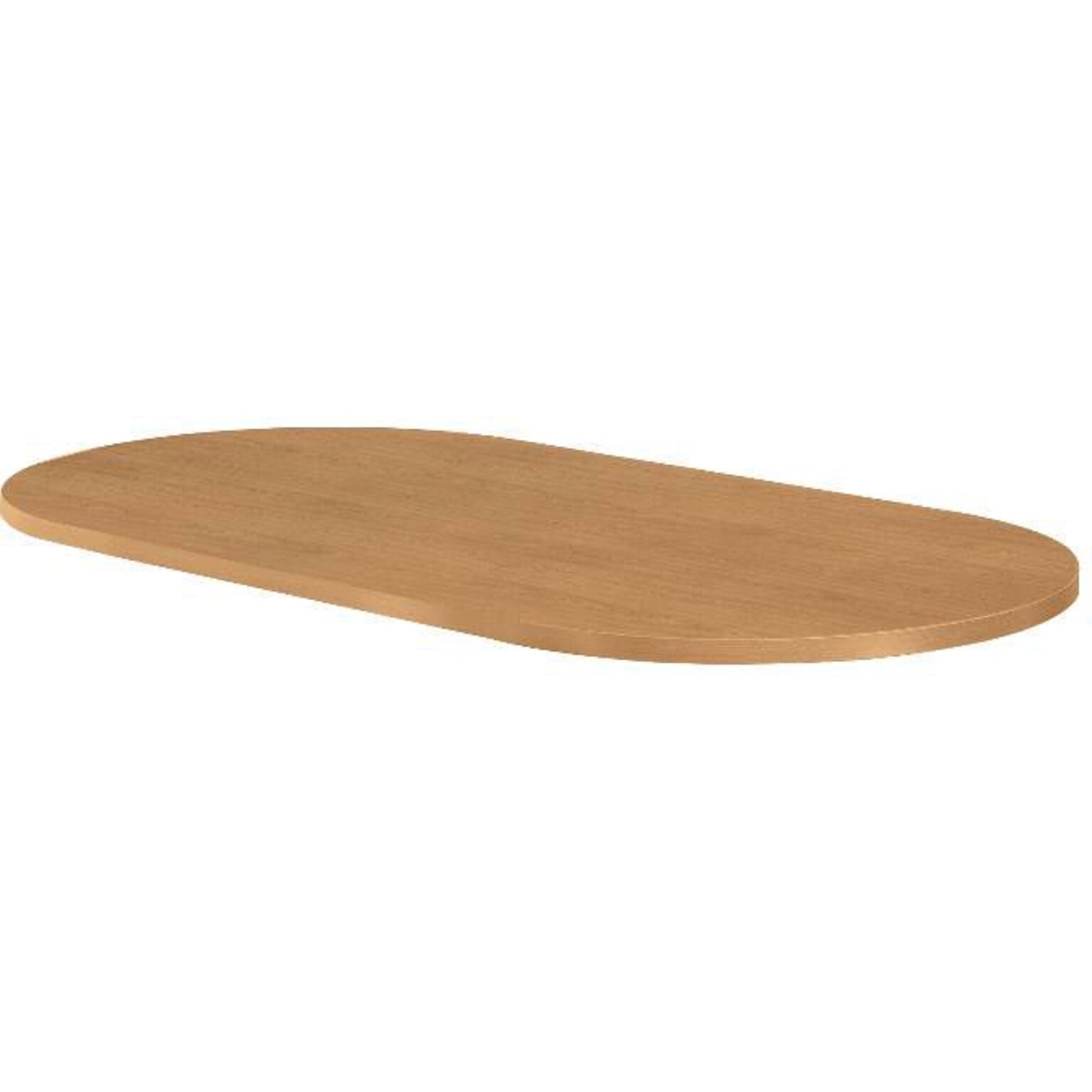 HON® Preside Laminate Oval Conference Tabletop, 60W, Harvest, 1 1/8H x 60W x 30D