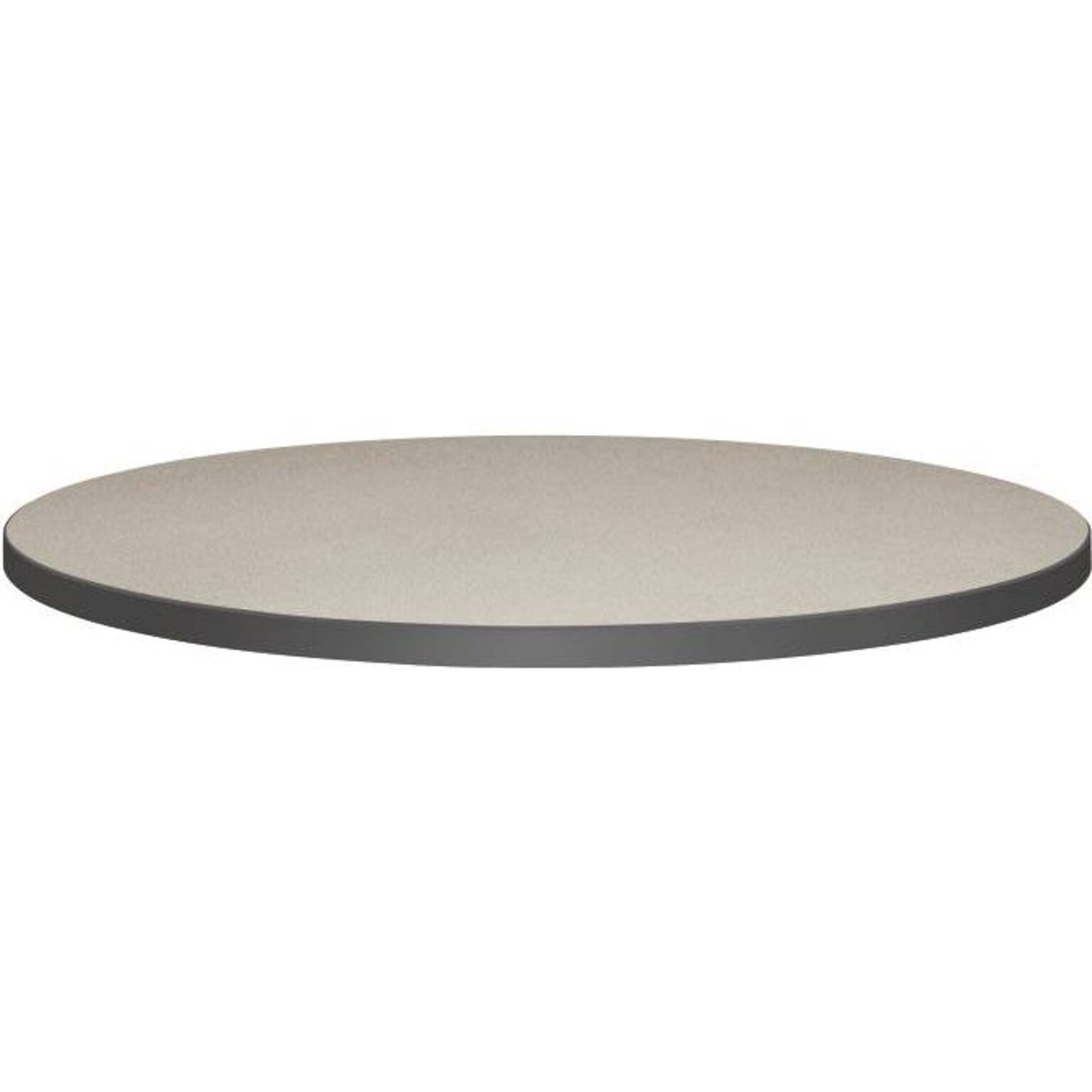 HON® Preside Laminate Round Conference Tabletop, 42D, Gray, 1 1/8H x 42W x 42D