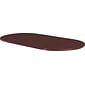HON® Preside Laminate Oval Conference Tabletop, 96"W, Mahogany, 1 1/8"H x 96"W x 48"D